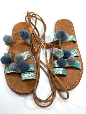 Minda Living x Anthropologie Pommed Gladiator Sandals